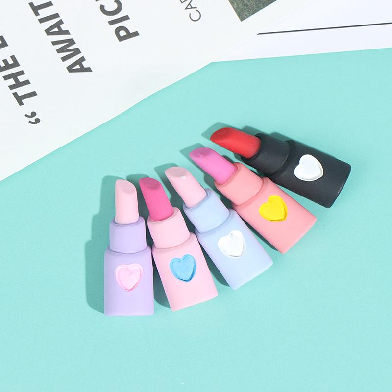 5 шт. Миниатюрная милая помада Имитация косметики Сделай сам Игровые игрушки Кукольный домик