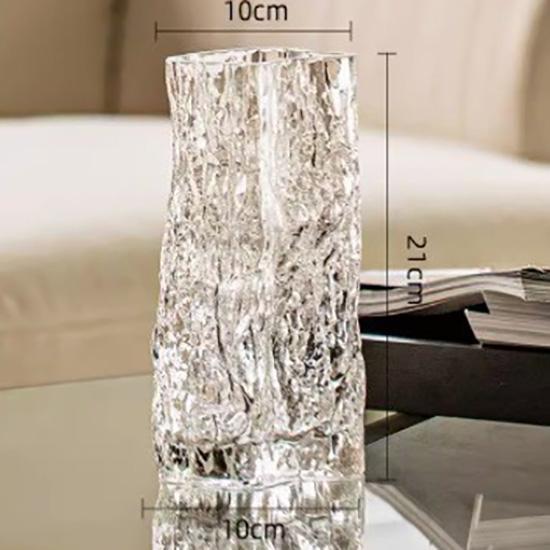 Ваза Стеклянная ваза Украшение дома Украшения Цветочная композиция Может держать воду Ваза для цветов