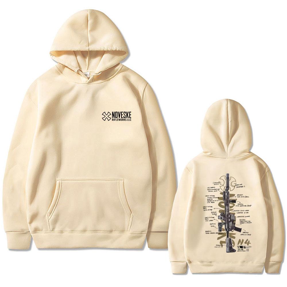 NOVESKE N4 Тактический Армейский Фан-клуб Наружные Тренировки Соревнования Худи Мужчины Женщины Мода Оверсайз Худи Мужчина Винтажный Пуловер