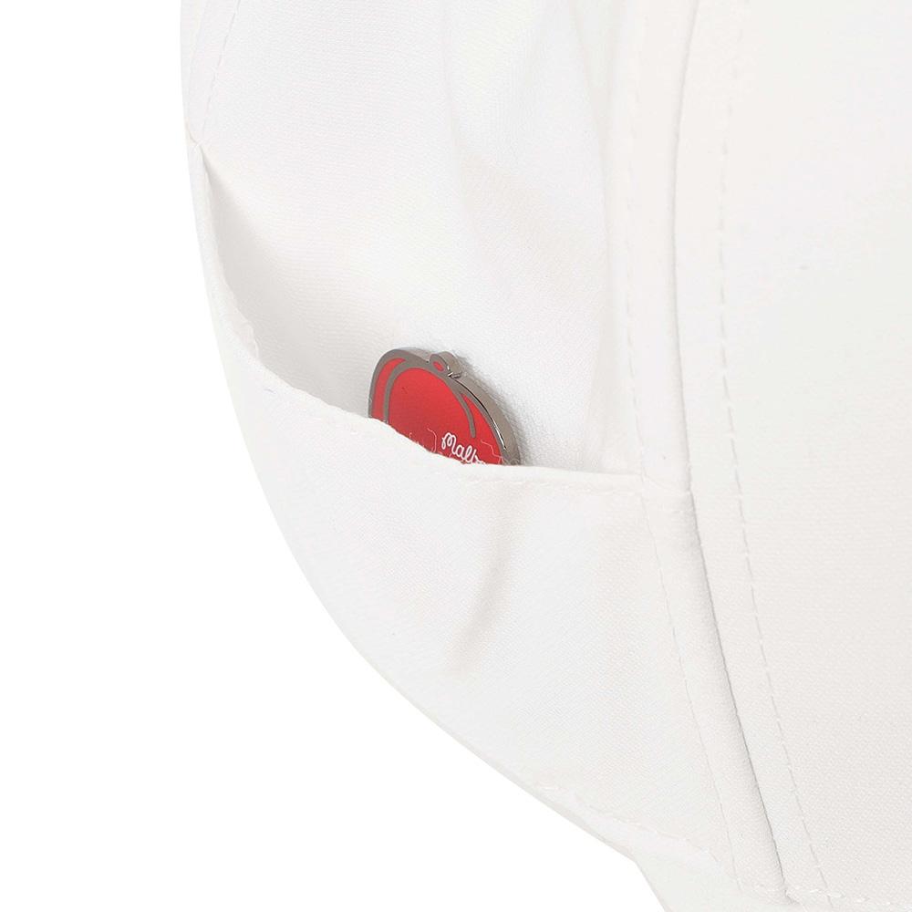MALBON GOLF Боковая панель Маркер для мяча Кепка Off White (мужчина)