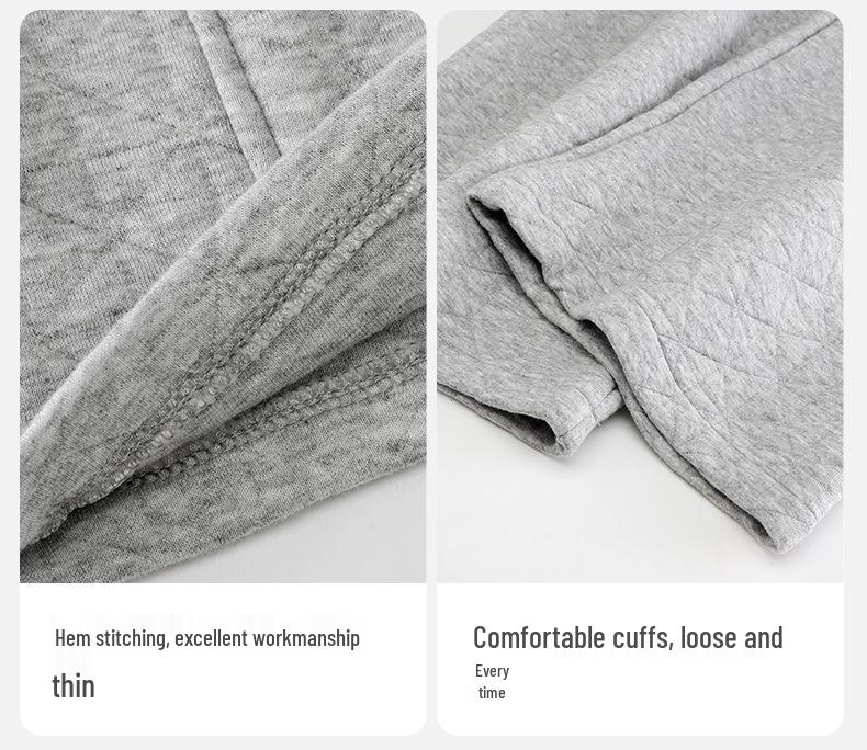 Трехслойный женский зимний пижамный комплект: Теплый топ с длинным рукавом и брюки в повседневном спортивном стиле для осени/зимы.