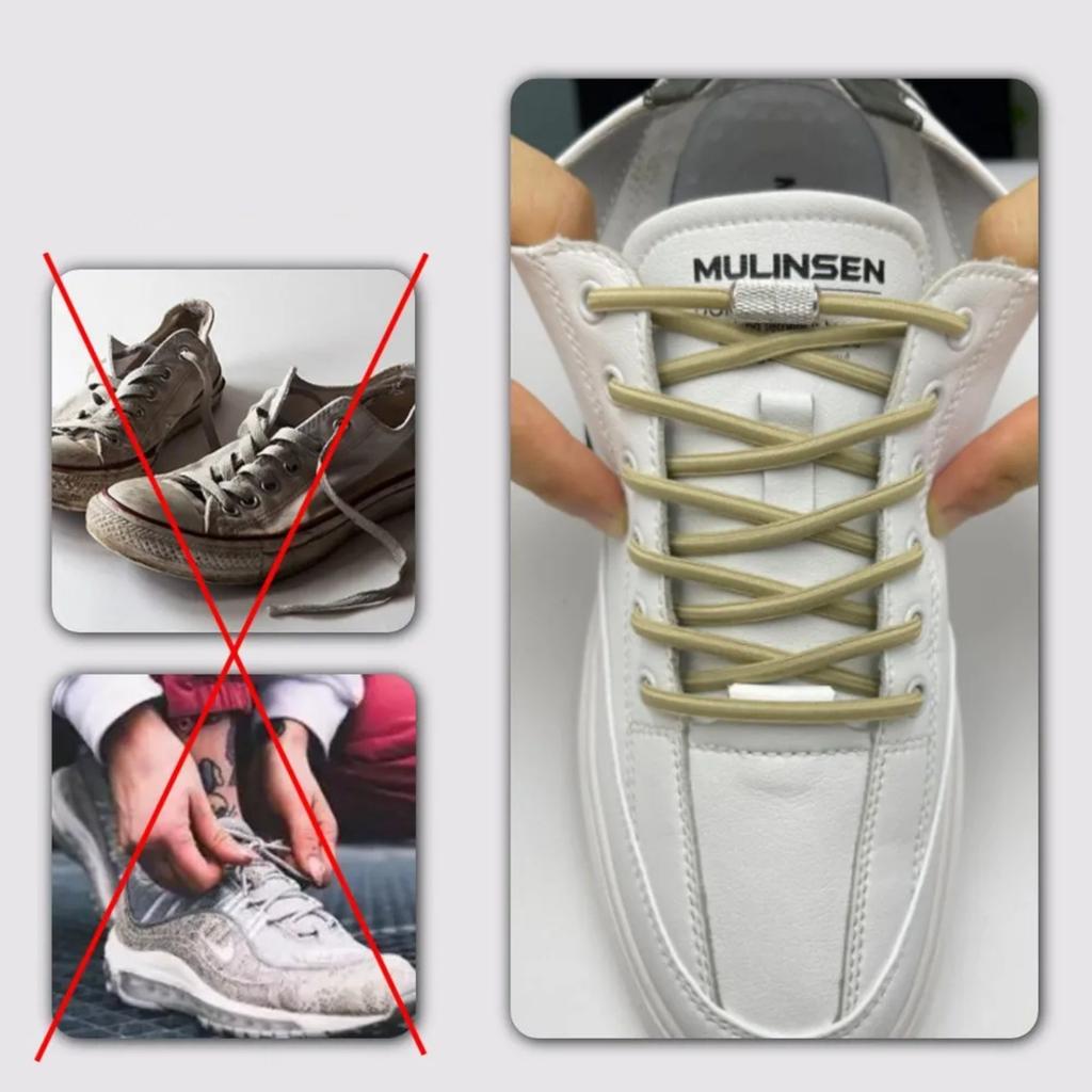 Пряжки для шнурков No-Tie Lazy – легкое и регулируемое крепление