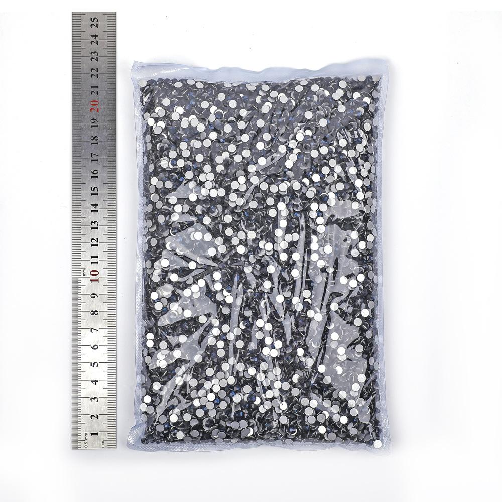 Мягкий Биг-бэг Плоское дно Алмазный Цветной Гальванизированный Хрустальный Алмаз Декоративная Страза Сделай сам Нейл-арт Стеклянные Ювелирные Аксессуары