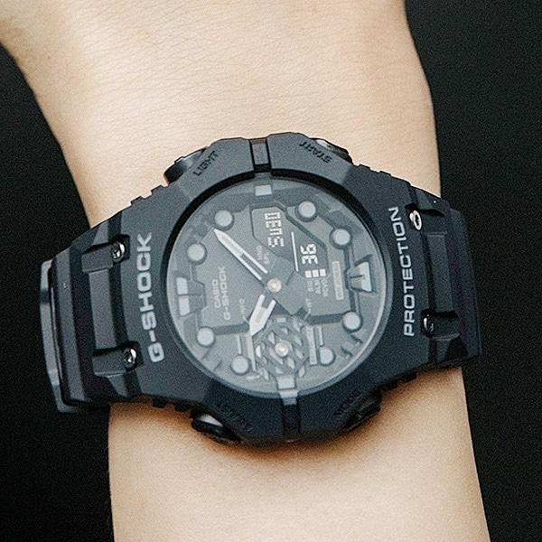 Casio Мужские часы G-SHOCK GA-B001-1AJF [серия G-SHOCK Smartphone Link GA-B001] круглые часы карбон *смола