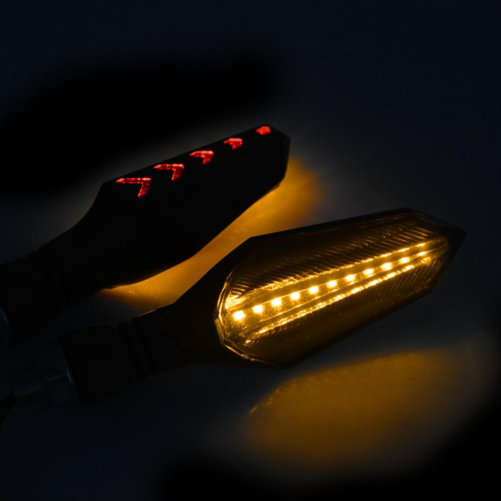 Universal Motorcycle Turn Signal LED Lights Indicator Signal Light for Autocycle Daytime Running Light Moto Led Turn Signal Lamp