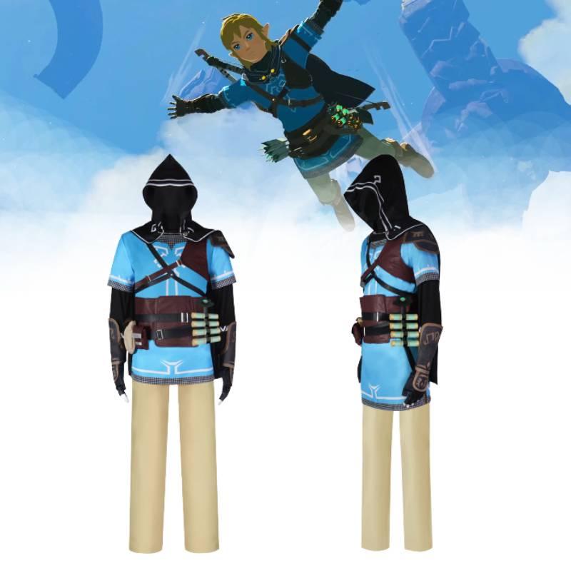 Костюм для косплея Линка из The Legend Of Zelda Tears Of The Kingdom из полиэстера