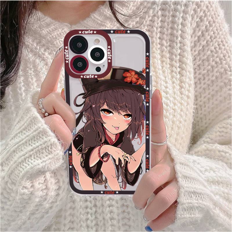 Чехол для телефона Genshin Hu Tao для iPhone 11 12 13 Mini Pro Max 14 Pro Max