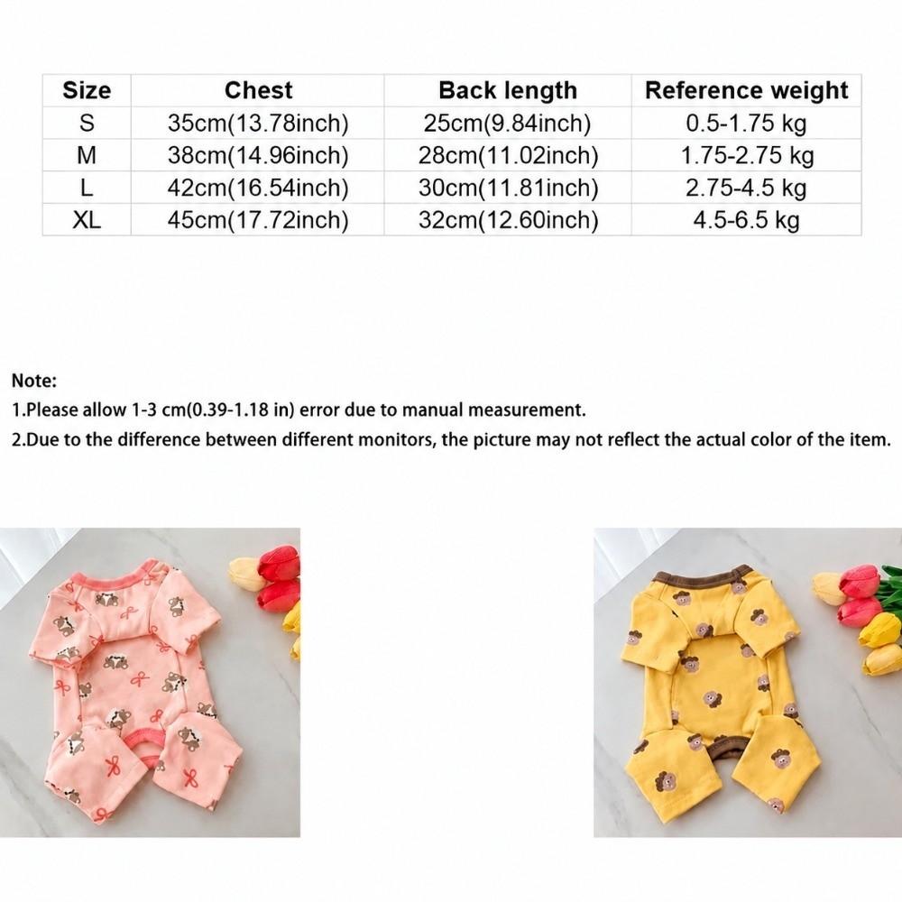 Four-Legged Dog Home Clothing Warm Belly-Hugging Dog Pajamas Soft Dog Jumpsuit Pet Sleepwear