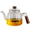 Чайник из термостойкого стекла ручной работы с ситечком