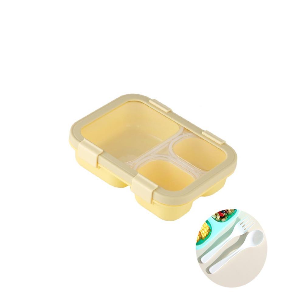 with Tableware Macaron Color Lunchbox With Tableware Camping Food Container Kitchen Supplies