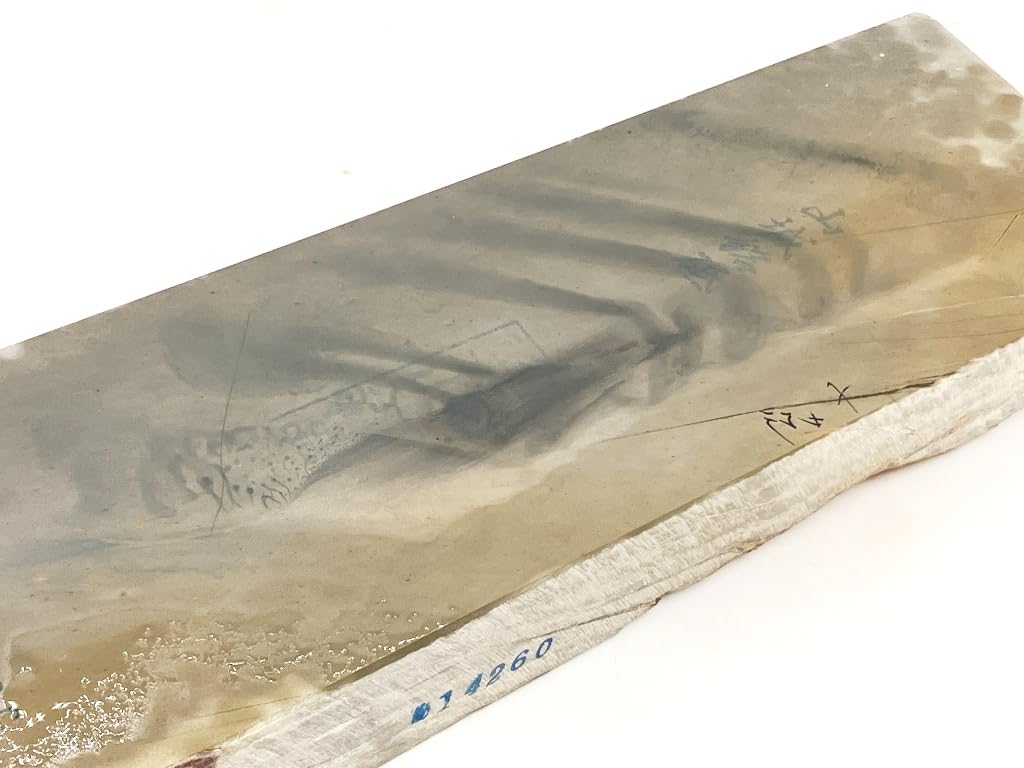 Натуральный точильный камень Сёмотояма Ямасиро Мейхон Нарутаки Кинбёбу Иккиакиаки Руи Мидзуаса Желтый клей длинный Укё-ку Ондояма-чо 30 разрезов 8-солнце #60 /1540г