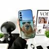 Cute capybara Phone Case For Samsung Galaxy A73,A72,A71,A70,A53,A52,A51,Others Soft Black Cover