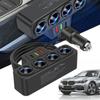 12V/24V 4 Way Cigarette Lighter 4-Socket Socket Splitte Car Cigarette Lighter Adapter Car