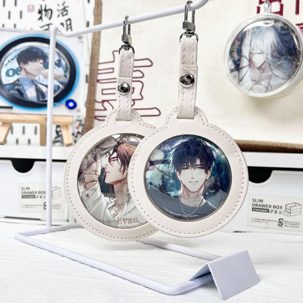 Badge Display Transparent Round Bag Idol Merchandise Storage Single Badge Itabag Girl