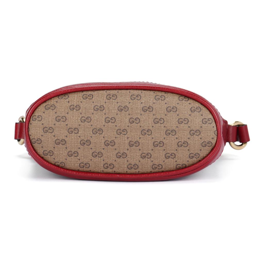 Gucci x Doraemon Mini Bucket Bag Beige/Red Women Bags Tan 647801-2T0AG-8580