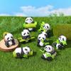 Micro Landscape Simulation Panda Ornaments Resin Crafts Panda Miniatures  Gardening Landscape