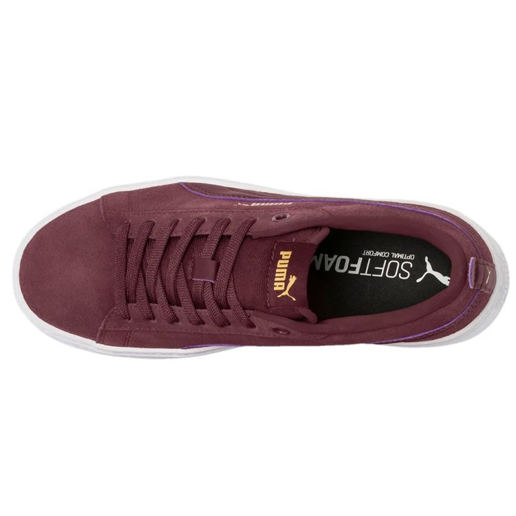 Puma Кроссовки Smash Platform SD Женские Бордовый Белый 366488-11