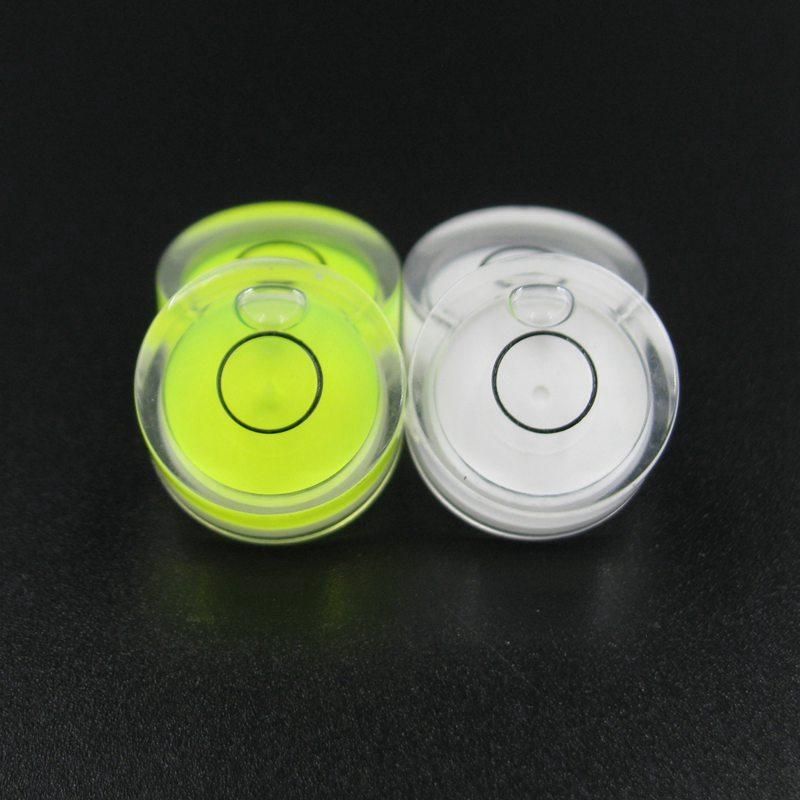 Arcylic Mini Spirit Level бусины Высокоточные пластиковые пузырьковые уровни зеленого/белого цвета Размер 18*9 19*10 мм