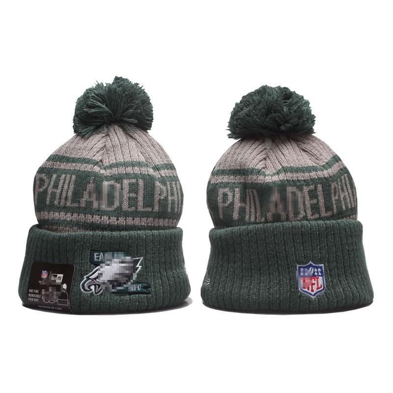 Winter Knit Beanie Men Women - NFL Eagles Cowboys Team Warm Acrylic Hat Adjustable Foldable Reflective
