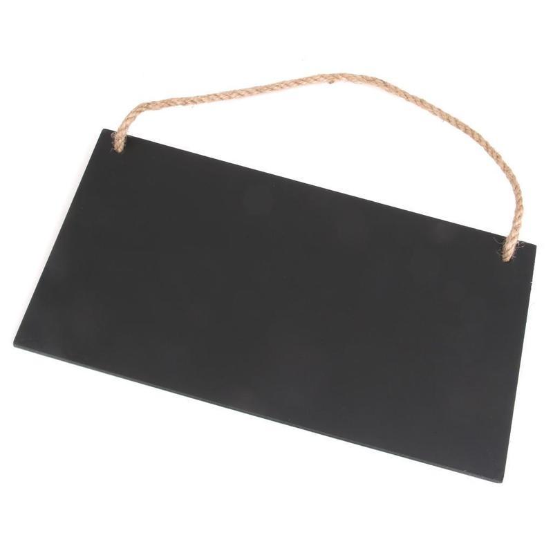 Подвесная меловая доска для сообщений, доска для заметок, черная доска, доска для мела, знаки для двора и газона