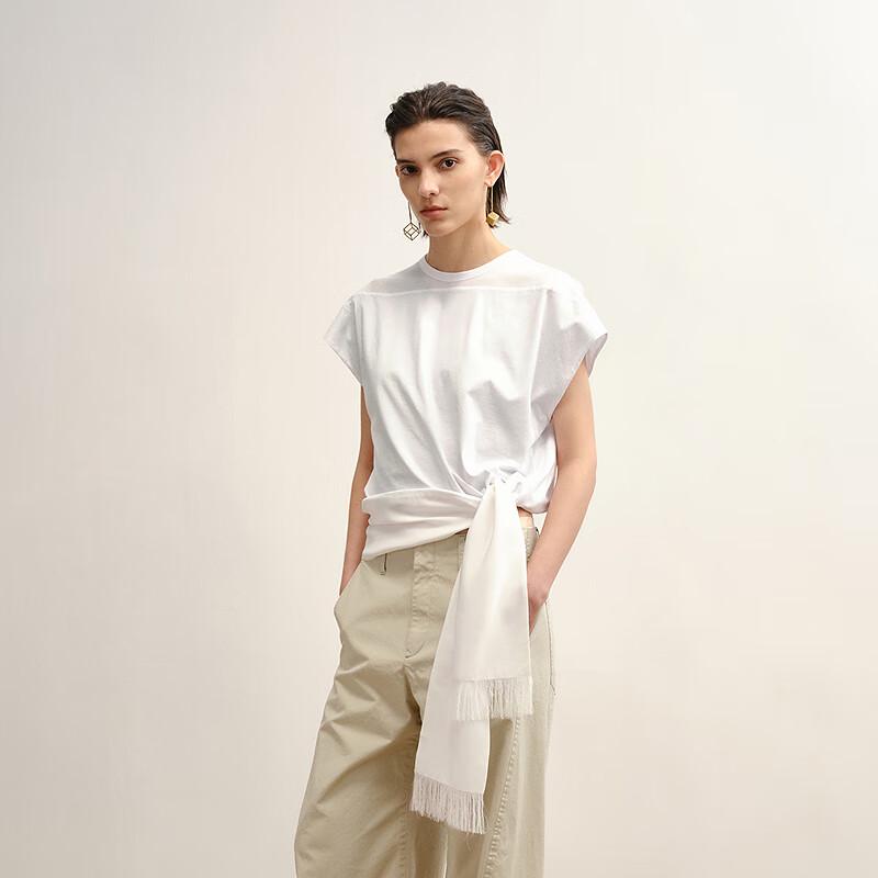 LESS Women's Casual Round Neck T-shirt