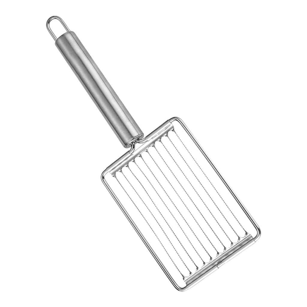 Слайсер для помидоров и картофеля с эргономичной ручкой, нержавеющая сталь, резак для фруктов, инструмент для нарезки для дома и кухни