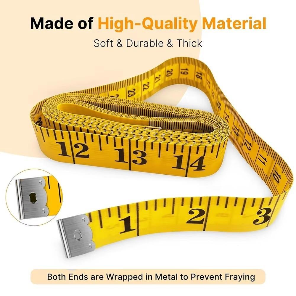 3Pcs 9.8Feet Soft Tape Measure Metric Scale Measuring Body Measuring Tape  Sewing Craft