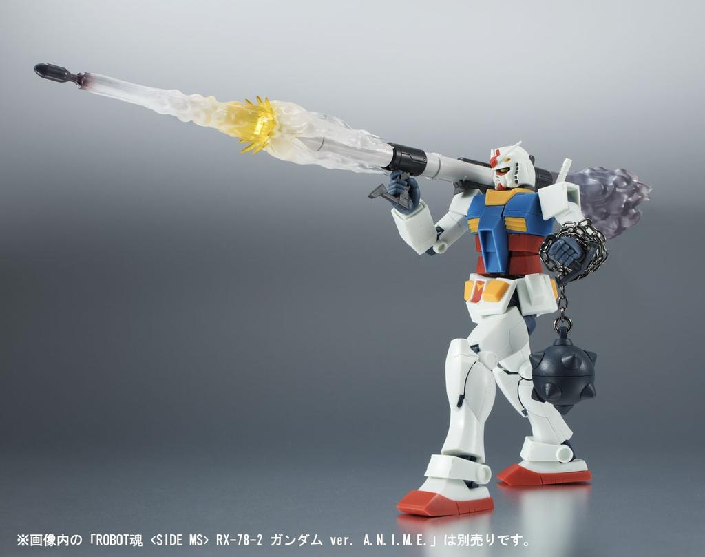 TAMASHII NATIONS ROBOT Spirits Мобильный доспех Gundam Прототип Gundam 125 мм окрашенная подвижная фигурка [SIDE MS] RX-78-1 ver. АНИМЕ. приблизительно. АБС и ПВХ