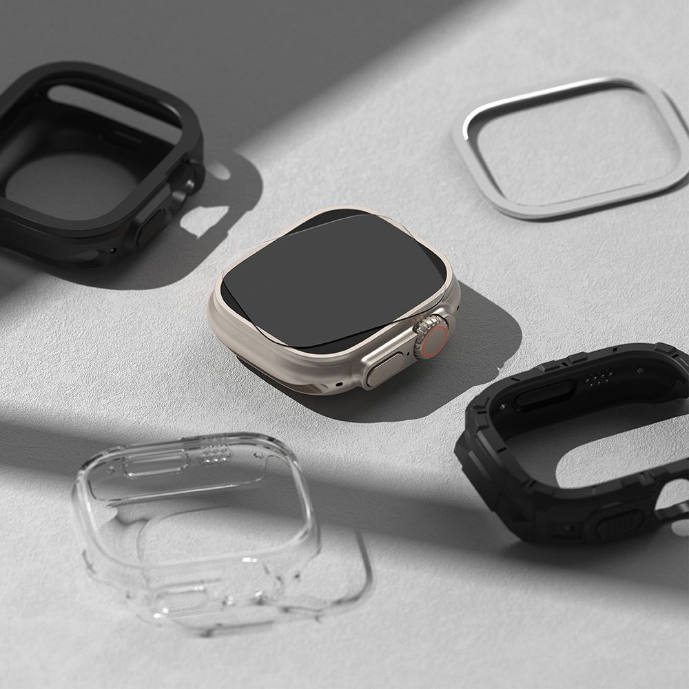 Szkło Hartowane Ringke Id Fc Glass 4-Pack Apple Watch Ultra 1 / 2 (49 Mm) Clear