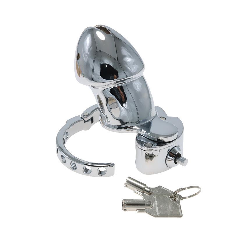 Металлический замок целомудрия CB клетка для пениса целомудрие устройство SM секс-инструмент переменное защелкивающееся кольцо интегрированные секс-игрушки для мужчин