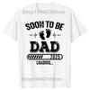 Funny Promoted To Daddy 2025 New Dad T Shirts Summer Graphic Cotton Streetwear Short Sleeve Birthday Gifts T-shirt Mens Clothing