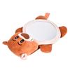 Cartoon Bear Pattern Car Seat Toy Mirror for Newborn Infant Baby Educational Plush Toy