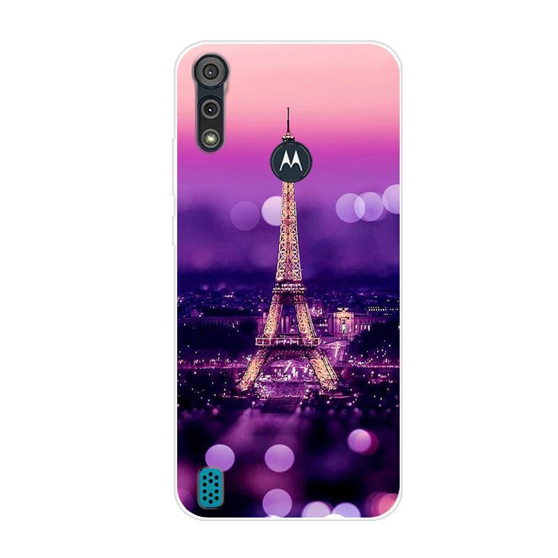 For Motorola Moto E6S 2020 Case Shockproof Soft Silicone TPU Back Cover For Moto E6S 2020 E6i Phone Cases E 6S Case Cute Cartoon