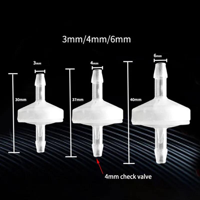 5pcs Aquarium Air Pump Check Valve Fish Tank 5 Pc One Way Non-Return Check Valve Aquarium Co2 System Air Pump