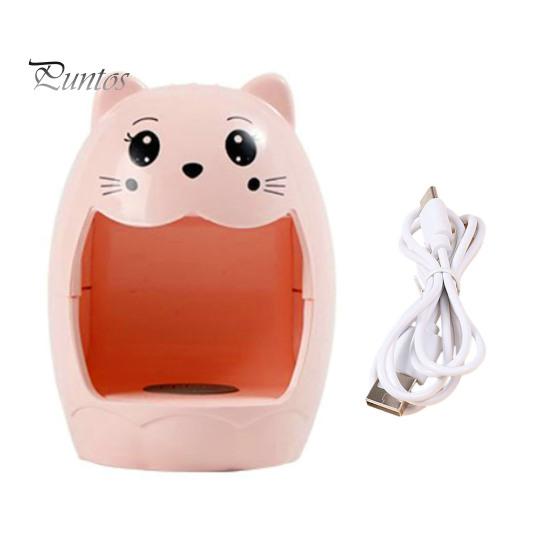 Мультяшная лампа для ногтей, мини-портативная 6 Вт, 3 светодиода, питание от USB, гель-лак для сушки, УФ-светодиодный светильник для ногтей, маникюрная сушилка, инструменты для дизайна ногтей