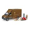 BRUDER MB UPS Forklift BR02538 & (with Figure)