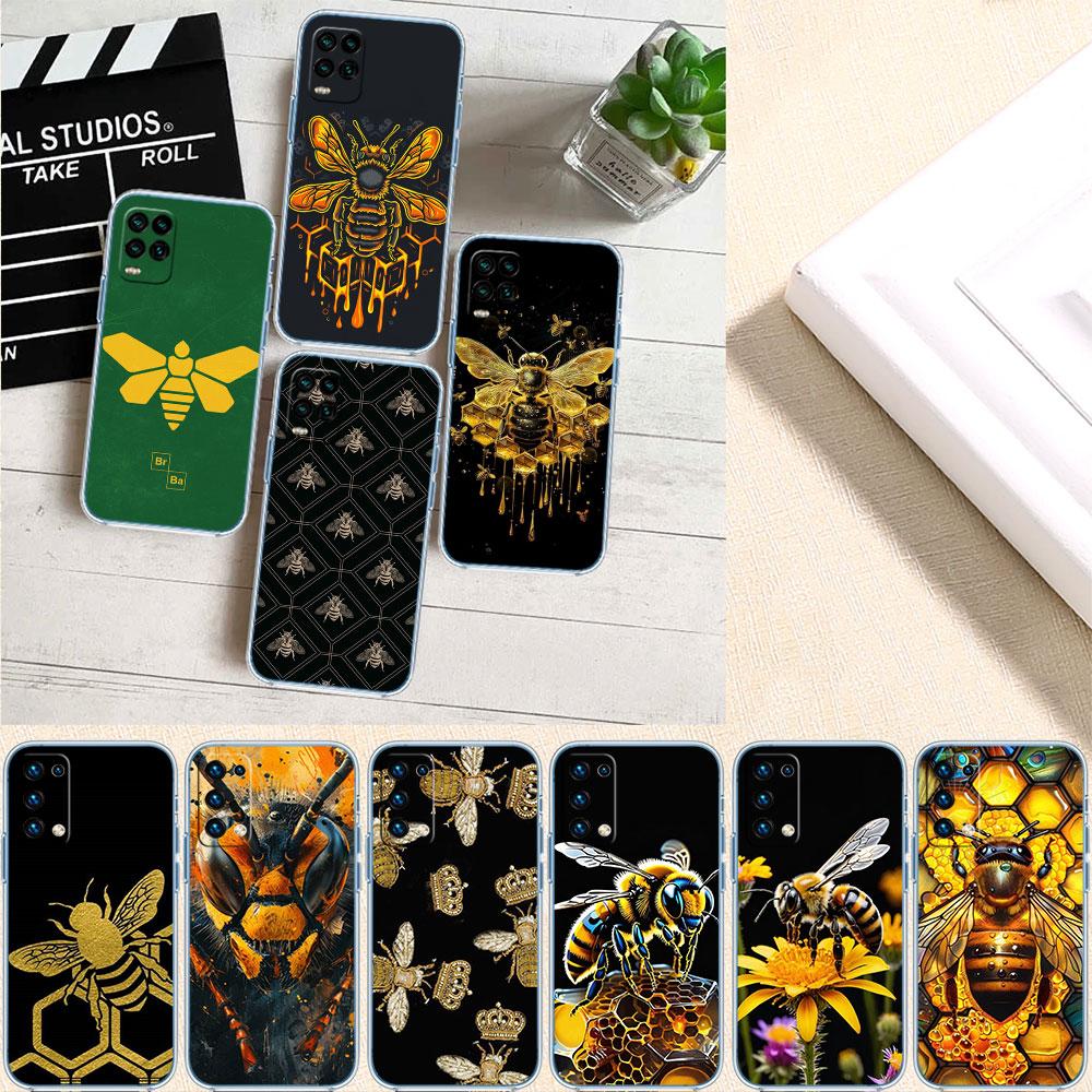 CJ11 Art Bees Cartoon Phone Case for Motorola Moto Edge 20 30 40 50 S30 Fusion Ultra Pro Neo Lite + G200 G23
