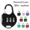 2 Pcs Zinc Alloy Luggage Password Locks Outdoor Travel Anti-theft Backpack Password Locks Luggage Locks