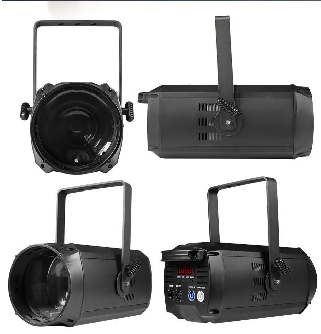 300w zoom COB Cool+Warm White LED Zoom Par COB Lighting For Party Nightclub Church Wedding Light.