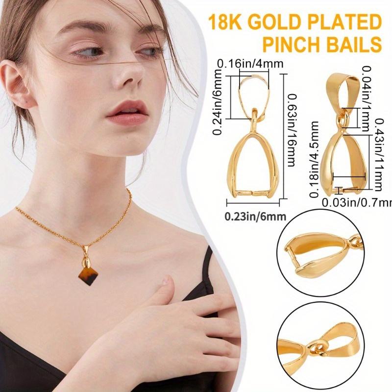 10 шт. Нержавеющая сталь подвеска зажим застежка застежка крючок застежка для DIY ожерелье ювелирные изделия принадлежности материал