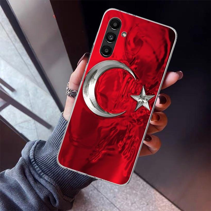 Турция Турецкий Флаг Чехол для Телефона Для Samsung Galaxy A17 A16 A15 A14 A13 A57 A56 A55 A54 A53 A37 A36 A35 A34 A33 A26 A25 A24 A23 Ga