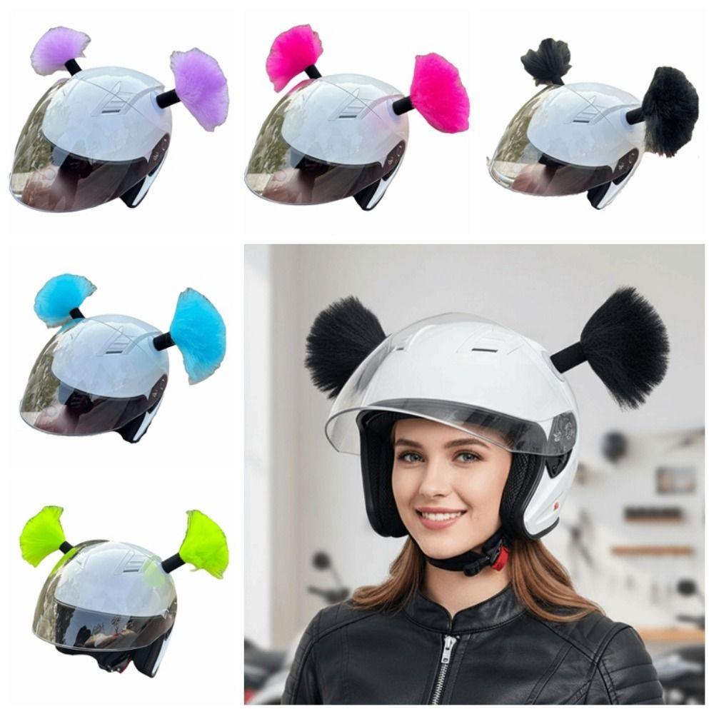 2Pcs/Set Self-adhesive Motorcycle Helmet Braids for Moto Cycling Skiing