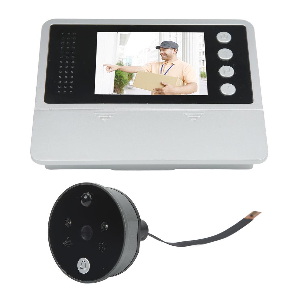 2.8-дюймовый цифровой дверной глазок, интеллектуальная камера дверного звонка с инфракрасным ночным видением для домашней безопасности