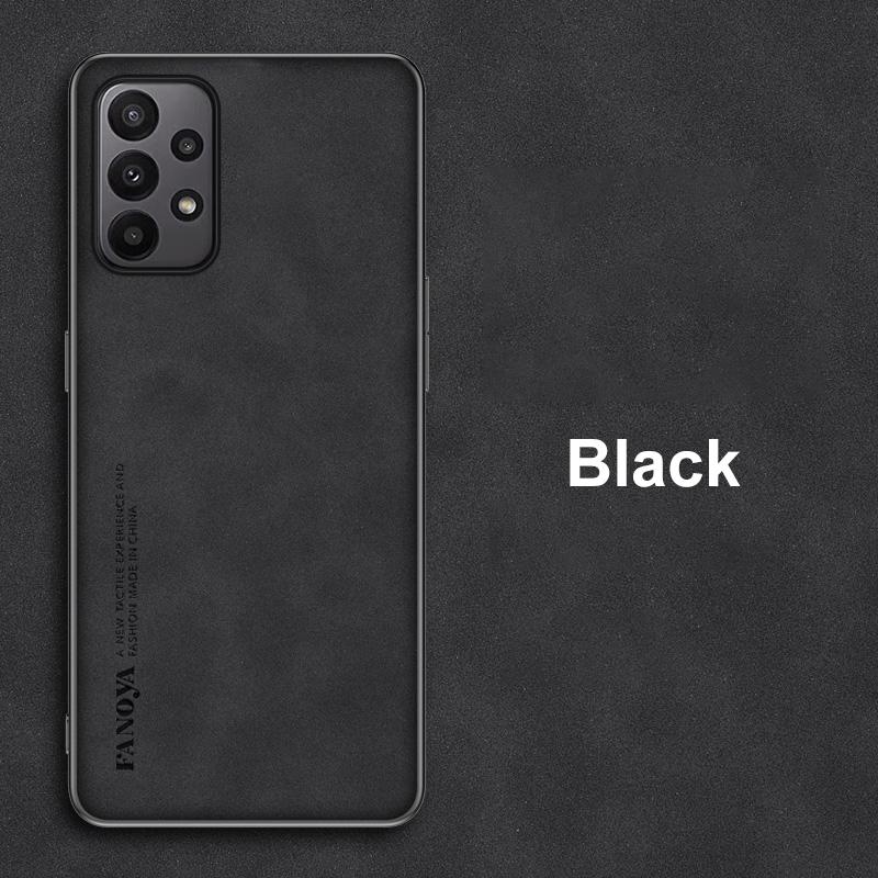 Роскошный чехол из искусственной кожи для Samsung Galaxy A13 A23 A33 A53 A73 5G, матовый силиконовый чехол для телефона Samsung A52 A52S A72 Coque