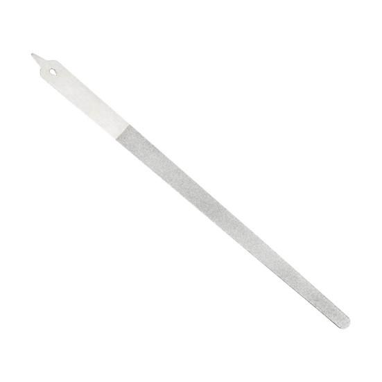 Пилочка для ногтей, двухсторонняя, устойчивая к истиранию, износостойкая, из нержавеющей стали, шлифовальный инструмент для ногтей