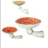 Cross-Border Mushroom Wall Hanging Resin Keychain Candle Holder Decor