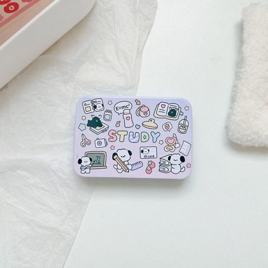 Коробка для хранения конфет, шоколада, печенья, органайзер с рисунком щенка, устойчивая к ржавчине, не деформируется