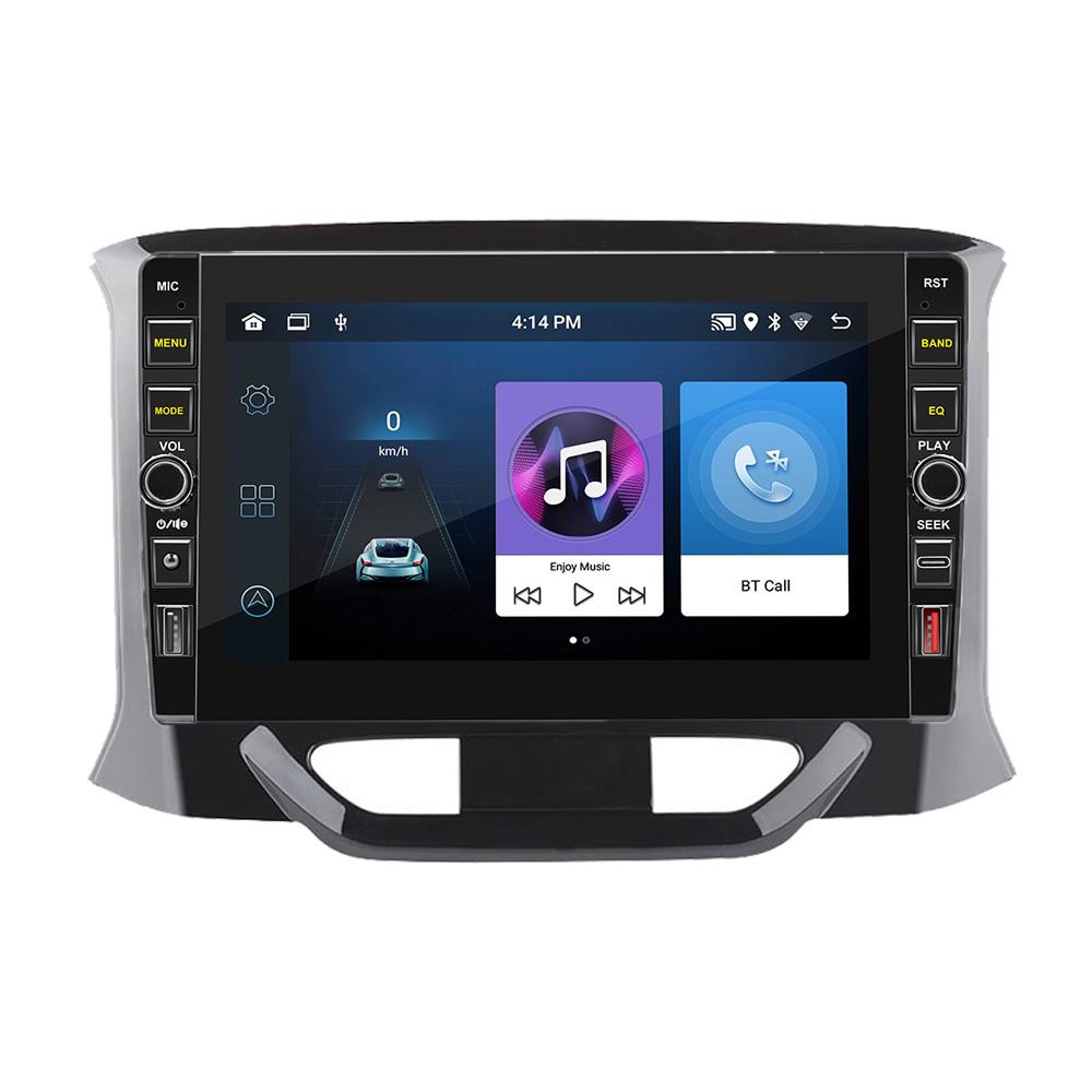 8-дюймовый 2 Din автомобильный стерео радио на базе Android для LADA Xray 2015-2019 с кнопочной ручкой GPS-навигация мультимедийный видеоплеер 1 + 32 ГБ