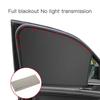 2PCS Car Curtains Foldable Insulation Retractable Design Double Sides Car Supplies Car Window Sun Shade Protector Universal