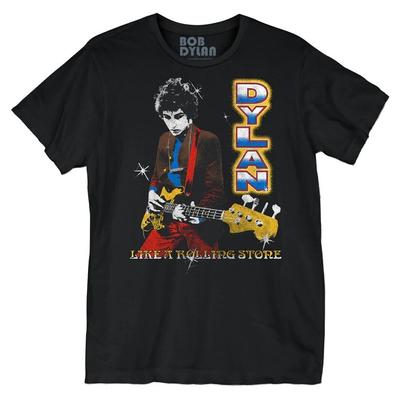 Футболка Bob Dylan с электрогитарой - Like a Rolling Stone - Совершенно новая - Футболки с группами